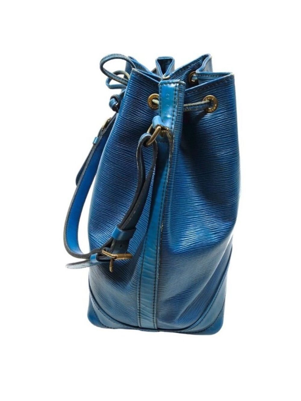 Louis Vuitton Blue Noe Epi Shoulder Bag EUC - Picture 2 of 10